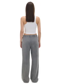 Cropp Spodnie*Szare spodnie parachute jasnyszary