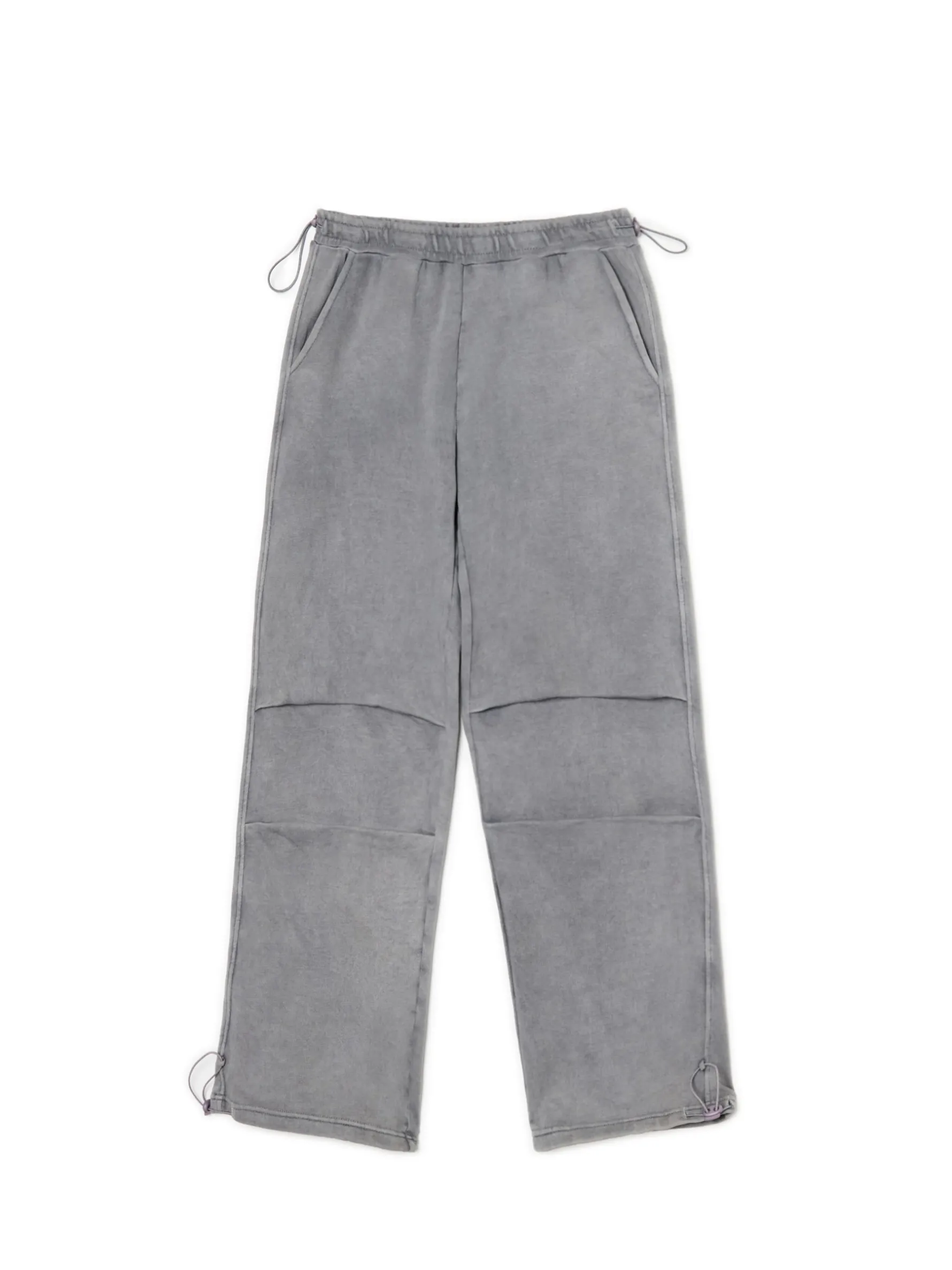 Cropp Spodnie*Szare spodnie parachute jasnyszary