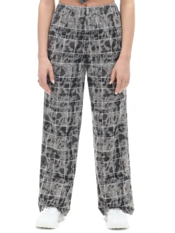 Cropp Spodnie*Szare spodnie w marmurkową kratę szary