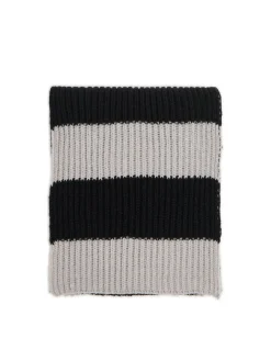 Cropp Szaliki*Szaro-czarny szalik szary