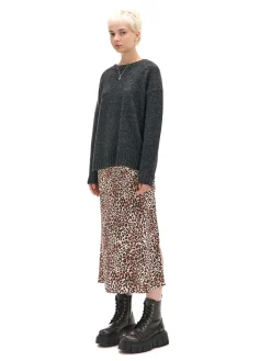 Cropp Swetry*gładki sweter szary