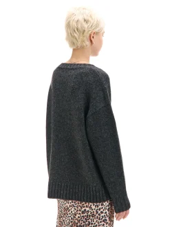 Cropp Swetry*gładki sweter szary