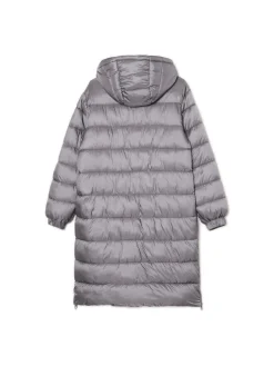 Cropp Kurtki, Płaszcze*płaszcz puffer z kapturem szary