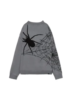Cropp Swetry*sweter z pająkiem szary