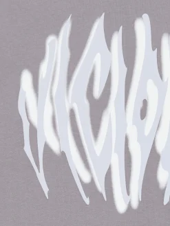 Cropp Koszulki*T-shirt z art printem szary