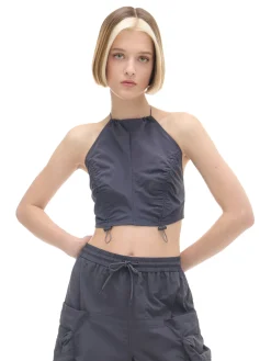 Cropp Koszule, Bluzki*Top z regulacją fioletowy