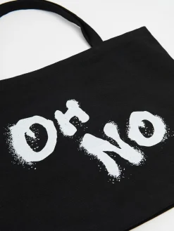 Cropp Torby, Plecaki*Torba shopper z kontrastowym napisem czarny