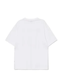 Cropp Koszulki*T-shirt comfort z nadrukiem biały