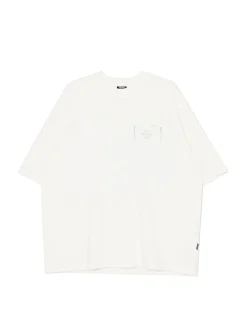 Cropp Koszulki*T-shirt Pusha T. kremowy