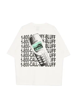 Cropp Koszulki*T-shirt Pusha T. kremowy