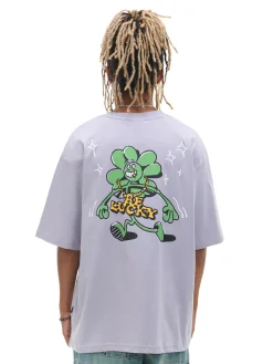 Cropp Koszulki*T-shirt z koniczyną szary