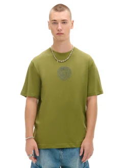 Cropp Koszulki*T-shirt z nadrukiem One Piece zielony