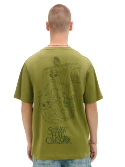 Cropp Koszulki*T-shirt z nadrukiem One Piece zielony