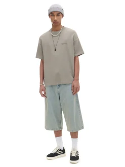 Cropp Koszulki*T-shirt z napisami zielony