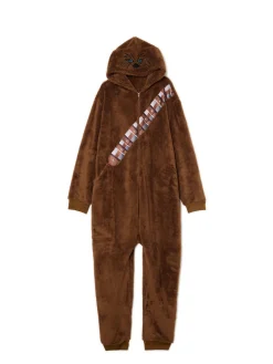 Cropp Snuddie, Onesie|Cozy*Świąteczna onesie Star Wars Chewbacca brązowy
