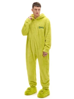 Cropp Cozy|Akcesoria Świąteczne*Świąteczna piżama onesie Grinch zielony