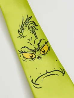 Cropp Krawaty|Akcesoria Świąteczne*Świąteczny krawat Grinch zielony