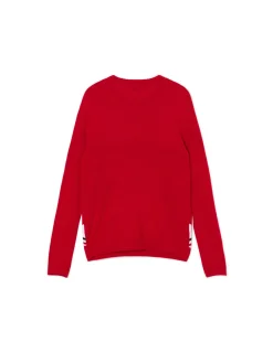 Cropp Ubrania Świąteczne|Swetry*Świąteczny sweter z reniferem czerwony