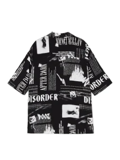 Cropp Koszule*Wzorzysta koszula z kołnierzykiem czarny