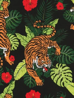 Cropp Koszulki*Wzorzysta koszulka z motywem zwierzęcym czarny