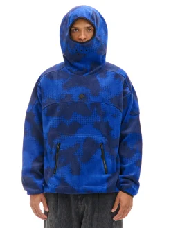 Cropp Bluzy*Wzorzysta polarowa bluza granatowy