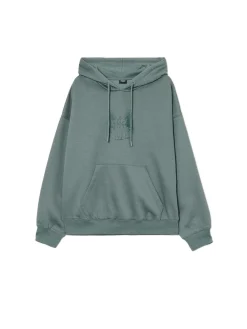 Cropp Bluzy*Zielona bluza z kocim motywem zielony