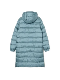 Cropp Kurtki, Płaszcze*płaszcz puffer z kapturem zielony